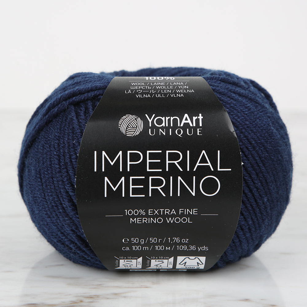 YarnArt IMPERIAL MERINO Lacivert El Örgü İpi - 3343